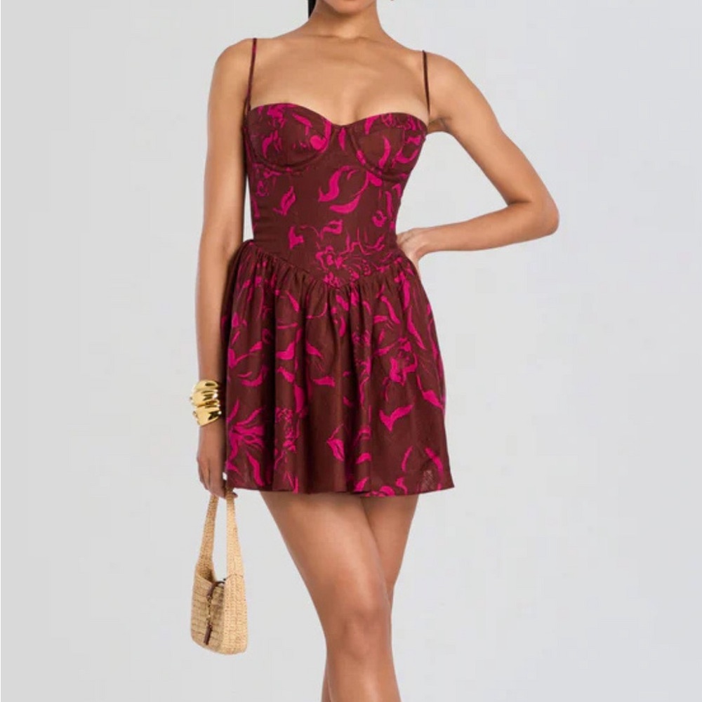 Retrofete Kenora Corset Strapless Mini Dress